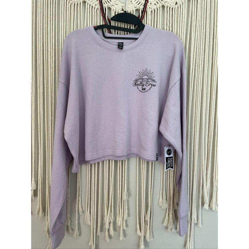 NWT Salty Crew Cropped Long Sleeve Shirt